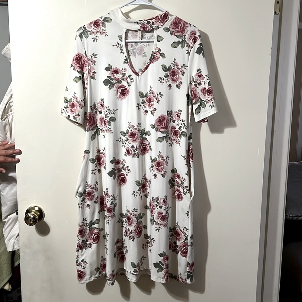 Lime & Chili Floral Dress Size L